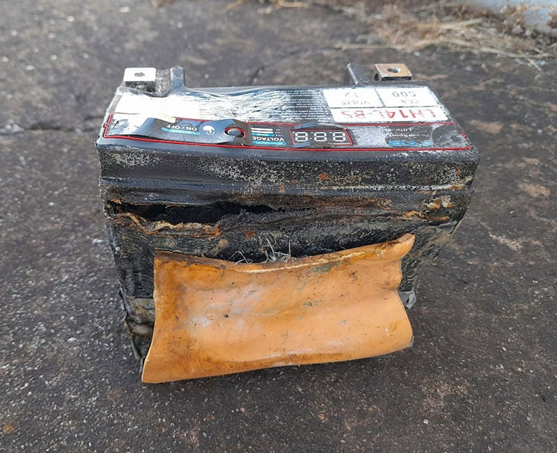 Battery After Incident 3